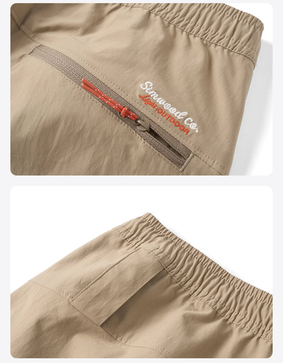 SIMWOOD 2026 Summer New Oversize 150gsm Quick-Dry Beach Shorts Men Plus Size  Basic Sports Short
