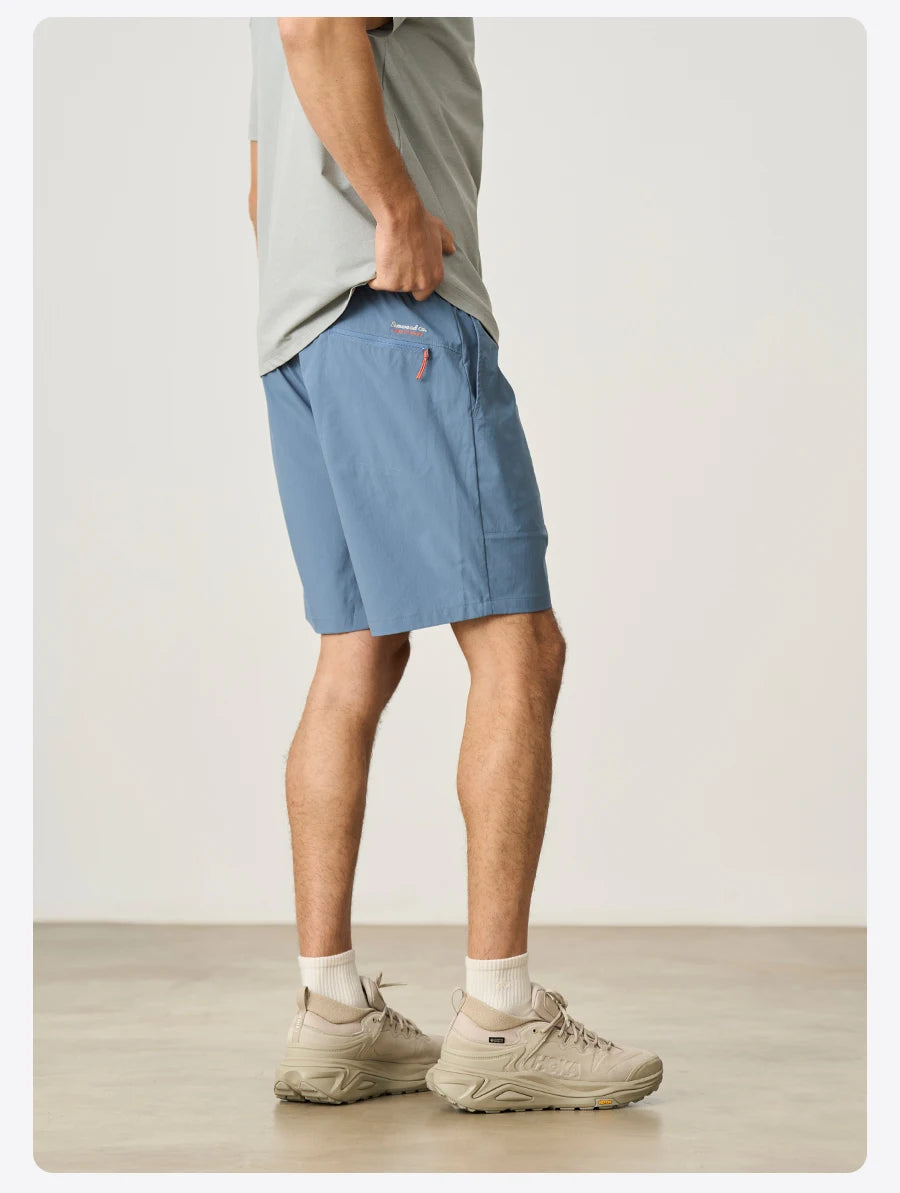 SIMWOOD 2026 Summer New Oversize 150gsm Quick-Dry Beach Shorts Men Plus Size  Basic Sports Short