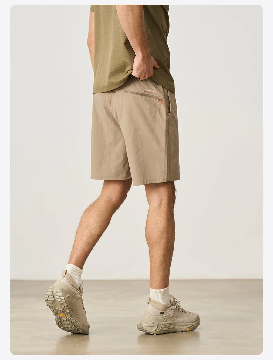 SIMWOOD 2026 Summer New Oversize 150gsm Quick-Dry Beach Shorts Men Plus Size  Basic Sports Short