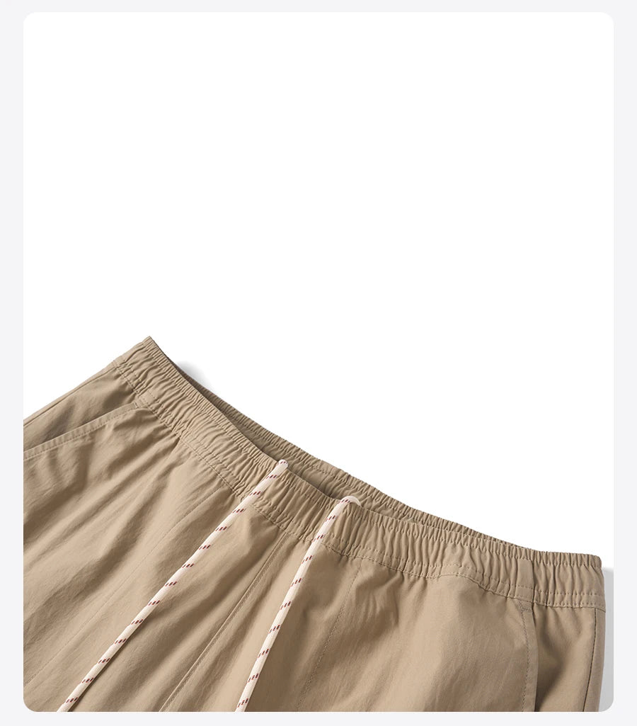 SIMWOOD 2026 Summer New Oversize 150gsm Quick-Dry Beach Shorts Men Plus Size  Basic Sports Short