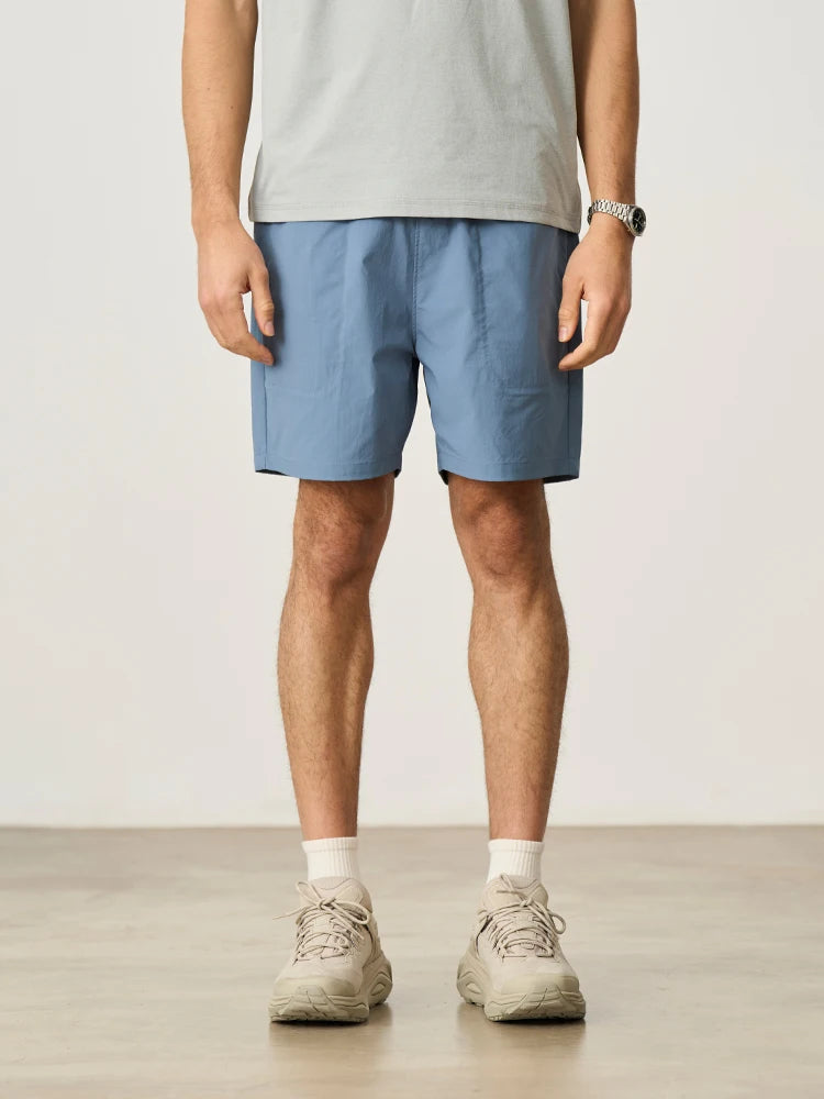 SIMWOOD 2026 Summer New Oversize 150gsm Quick-Dry Beach Shorts Men Plus Size  Basic Sports Short